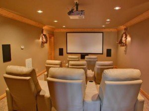 Home Theater & Audio Video Design and Installation Friendswood TX Custom Home Theater Room with Home Automation in Friendswood